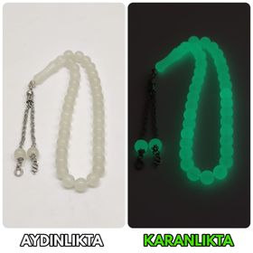 Tesbih Sakarya Fosforlu Kedigözü 10 mm Küre Kesim Tesbih
