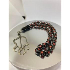 Tesbih TSBH0028AH 925 Ayar Gümüş Püsküllü Oltu Tesbih