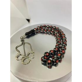 Tesbih TSBH0028AH 925 Ayar Gümüş Püsküllü Oltu Tesbih