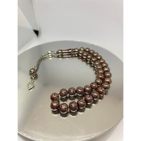 Tesbih TSBH0030AH 925 Ayar Gümüş Püsküllü Oltu Tesbih