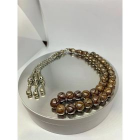 Tesbih TSBH0032AH 925 Ayar Gümüş Püsküllü Oltu Tesbih