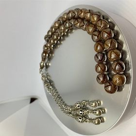Tesbih TSBH0032AH 925 Ayar Gümüş Püsküllü Oltu Tesbih