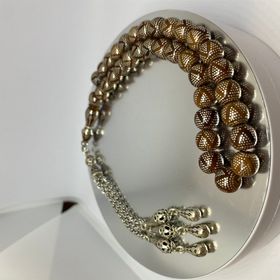 Tesbih TSBH0032AH 925 Ayar Gümüş Püsküllü Oltu Tesbih