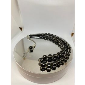 Tesbih TSBH0143HK 925 Ayar Gümüş Püsküllü Oltu Tesbih