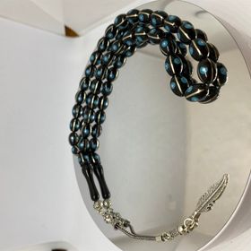 Tesbih TSBH0148HK 925 Ayar Gümüş Püsküllü Oltu Tesbih