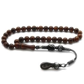 Tesbihane 1000 Ayar Gümüş Kazaz Püsküllü Küre Kesim Exclusive Renk Kuka Tesbih