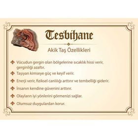 Tesbihane Kararmaz Metal Püsküllü Küre Kesim Yeşil Akik Doğaltaş Tesbih
