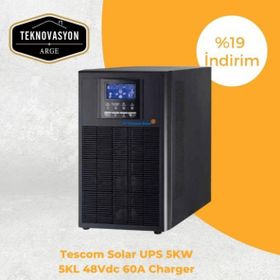 Tescom Solar Ups 5KW 5KVA 60 Amper MPPT Akilli Inverter