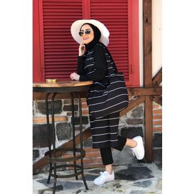 Tesettür Mayo Siyah 2'li Set
