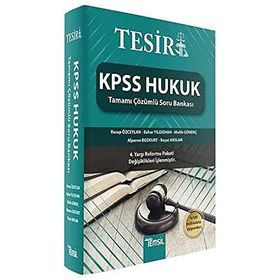 Tesir Kpss Hukuk Tamamı Çözümlü Soru Bankası