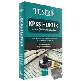 Tesir Kpss Hukuk Tamamı Çözümlü Soru Bankası