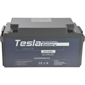 Tesla Solar Jel 12 V 65 Ah Akü