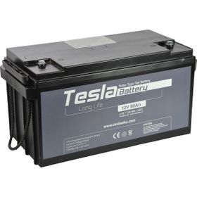 Tesla Solar Jel 12 V 80 Ah Akü