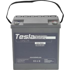Tesla Solar Jel Extra Performans 12 V 55 Ah Akü