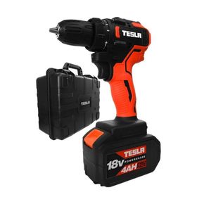 Tesla TPT-CD184B Kömürsüz Motor Çift Akülü Vidalama Matkap
