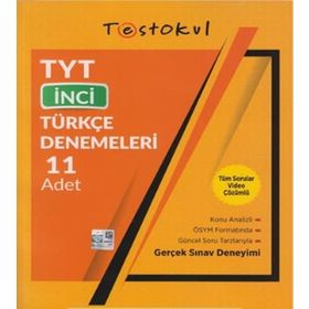 Test Okul Yayınları TYT Türkçe İnci 11 li Denemeleri