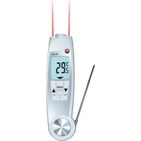 Testo 104-IR Hem Lazerli Hem Problu Gida Termometresi