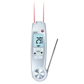 Testo 104-IR Hem Lazerli Hem Problu Gida Termometresi