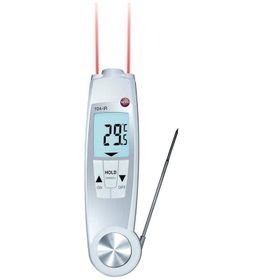 Testo 104-IR Hem Lazerli Hem Problu Gida Termometresi