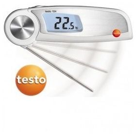 Testo 104 Su Geçirmez Katlanabilir Sıcaklık Ölçer