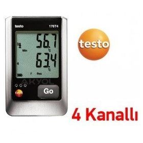 Testo 176 T4 4 Kanallı Sıcaklık Kayıt Cihazı