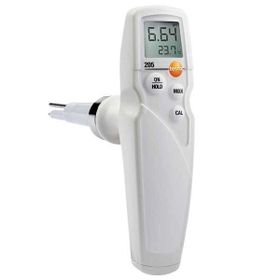 Testo 205 El Tipi Gıda Ph/Sıcaklık Ölçüm Cihazı