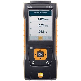 Testo 440 dP Fark Basınç Ölçerli Prob Okuyucu Cihaz