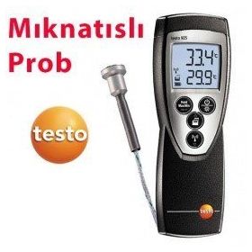Testo 925 Mıknatıs Problu Metal Yüzey Sıcaklık Ölçer Seti