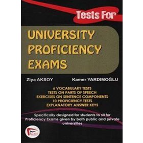 TESTS FOR UNIVERSITY PROFICIENCY EXAMS - ZIYA AKSOY; KAMER YARDIMOĞLU