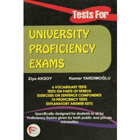 TESTS FOR UNIVERSITY PROFICIENCY EXAMS - ZIYA AKSOY; KAMER YARDIMOĞLU