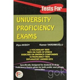 TESTS FOR UNIVERSITY PROFICIENCY EXAMS - ZIYA AKSOY; KAMER YARDIMOĞLU