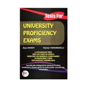 TESTS FOR UNIVERSITY PROFICIENCY EXAMS - ZIYA AKSOY; KAMER YARDIMOĞLU