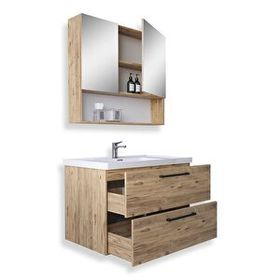 Teta Batum 65 cm Atlantik Çam Mdf Banyo Dolabı Seti