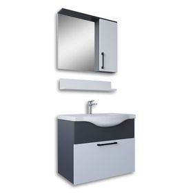 Teta Eko 65 cm Mdf Banyo Dolabi Seti