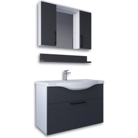 Teta Eko 80 cm Mdf Banyo Dolabi Seti
