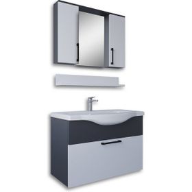 Teta Eko 80 cm Mdf Banyo Dolabi Seti