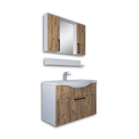 Teta Eko 80 cm Mdf Banyo Dolabi Seti