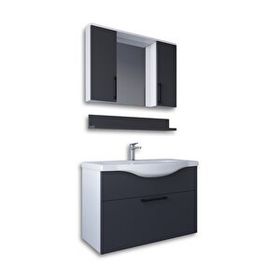 Teta Eko 80 cm Mdf Banyo Dolabi Seti