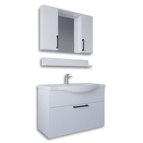 Teta Eko 80 cm Mdf Banyo Dolabi Seti