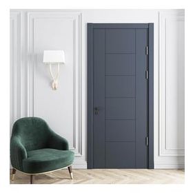 Teta Home 87x203 14/17 WC-Banyo Antrasit Madra Amerikan Panel Kapı
