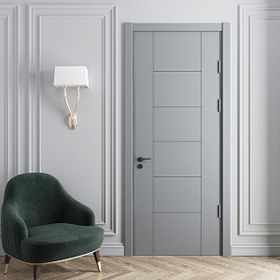 Teta Home 87x203 18/21 WC-Banyo Gri Madra Amerikan Panel Kapı