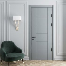 Teta Home 87x203 18/21 WC-Banyo Gri Madra Amerikan Panel Kapı