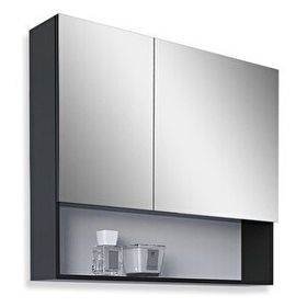Teta Home Batum 65 cm Antrasit MDF Banyo Üst Aynalı Dolap