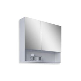 Teta Home Batum 65 cm Antrasit MDF Banyo Üst Aynalı Dolap
