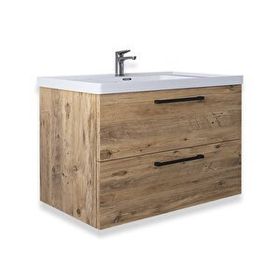 Teta Home Batum 65 cm Atlantik Çam MDF Banyo Lavabolu Alt Dolap