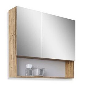 Teta Home Batum 65 cm Atlantik Çam MDF Banyo Üst Aynalı Dolap