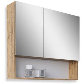 Teta Home Batum 65 cm Atlantik Çam MDF Banyo Üst Aynalı Dolap