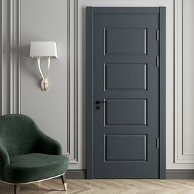 Teta Home Canik 77x203 cm Antrasit 14/17 WC Banyo Amerikan Panel Kapı