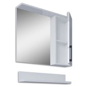 Teta Home Eko 65 cm Beyaz MDF Aynalı Banyo Üst Dolabı