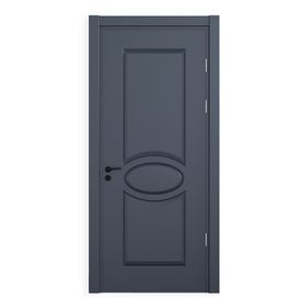 Teta Home Hazar 77x203 cm Antrasit 18/21 WC Banyo Amerikan Panel Kapı